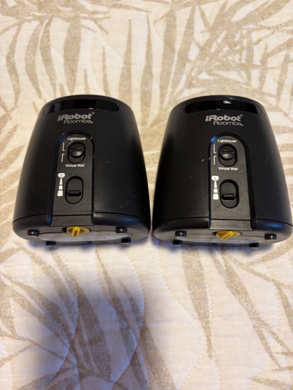 Lot of 2 iRobot Roomba Virtual Wall Lighthouse Pair Model 81002 Black